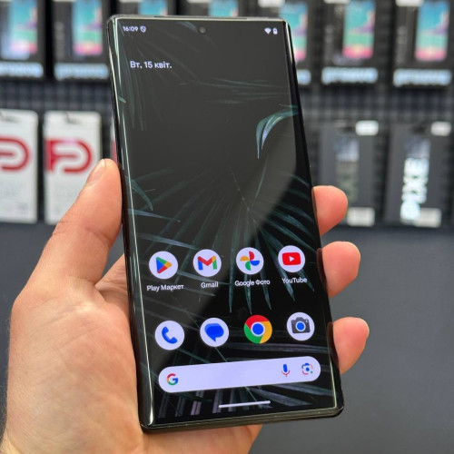Вживаний смартфон Google Pixel 6 Pro 128Gb Stormy Black US Уцінка (Хороший+ стан)