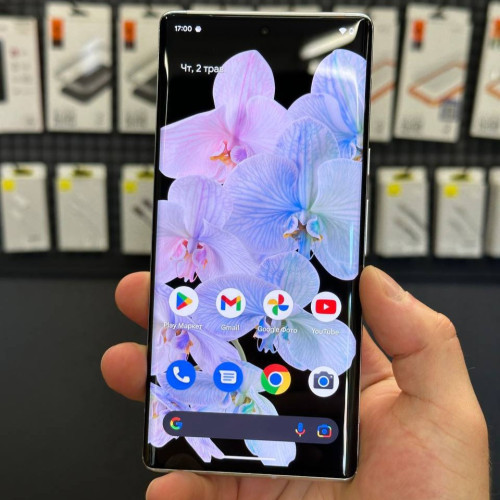 Вживаний смартфон Google Pixel 6 Pro 128Gb Cloudy White US Уцінка (Хороший стан)