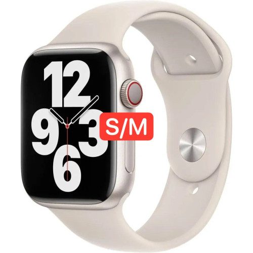 Ремінець Apple Sport Band (S/M) для Apple Watch 38/40/41mm Starlight
