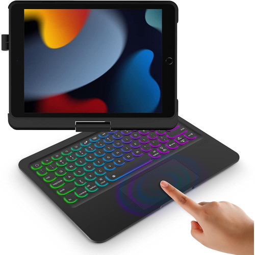 Чохол-клавіатура BYDIFFER Touch для iPad 9 / 8 / 7 Black