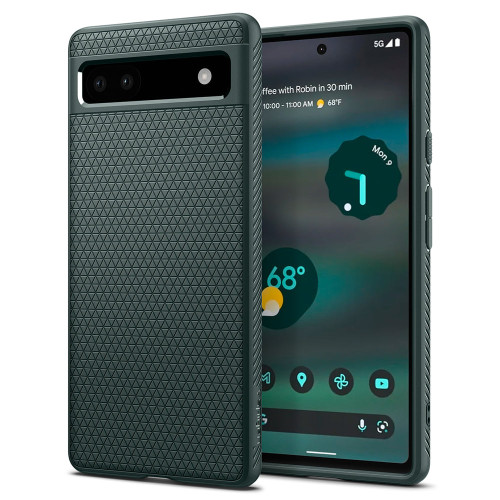 Чохол Spigen Liquid Air для Google Pixel 6a Midnight Green