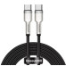 Кабель Baseus Cafule Metal Type-C to Type-C 100W (2m) Black