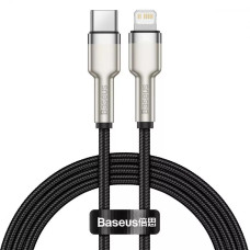 Кабель Baseus Cafule Metal Type-C to Lightning PD 20W (1m) Black