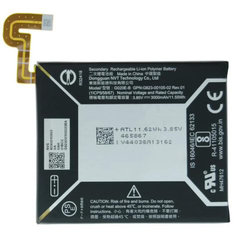 АКБ Prime для Google Pixel 3a G020E-B